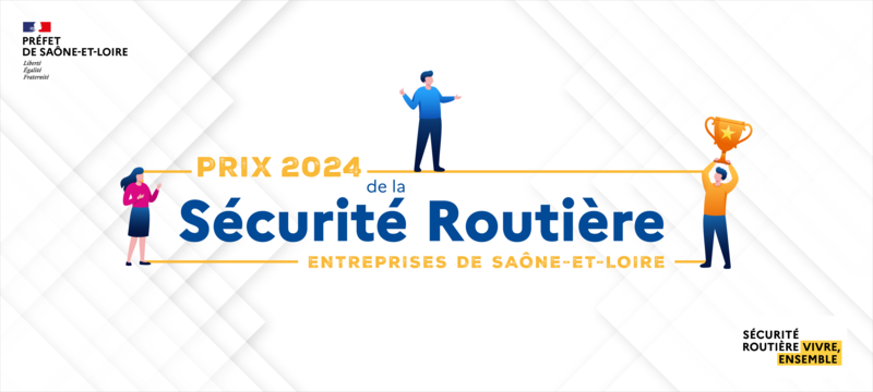 Prix sécurité routière entreprises de Saône-et-Loire 2024 DDT71